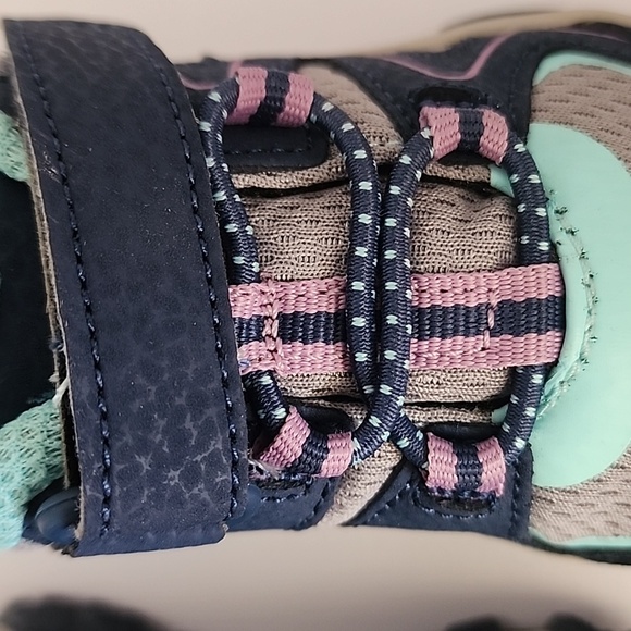 Merrell M-Trail Quest Jr Girls Sneakers - Navy / Gray / Teal - Picture 5 of 10